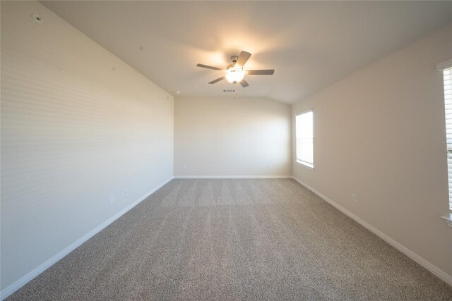 1850 Settlers Glen Dr Unit 904, Round Rock, TX 78665 - spare room with visible vents, ceiling fan, light colored carpet, and baseboards