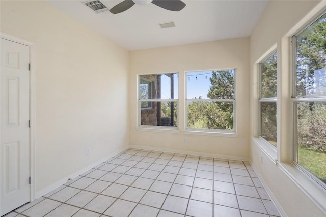 403 Rogart Dr, Spicewood, TX 78669 - interior space with tile patterned floors, visible vents, and baseboards