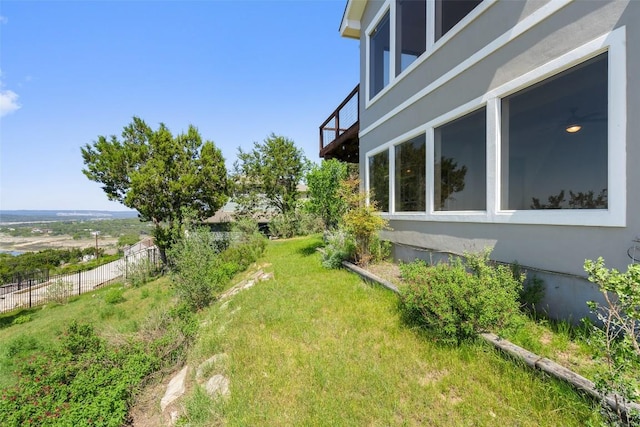403 Rogart Dr, Spicewood, TX 78669 - view of yard featuring fence