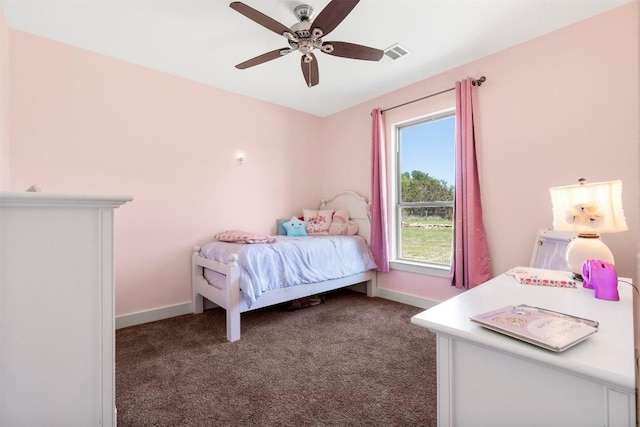 617 Chama Trce, Dripping Springs, TX 78620 - bedroom featuring carpet floors, baseboards, and a ceiling fan