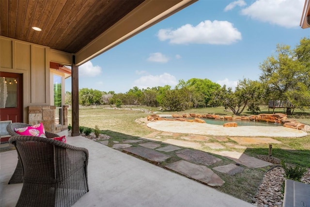 617 Chama Trce, Dripping Springs, TX 78620 - view of patio / terrace