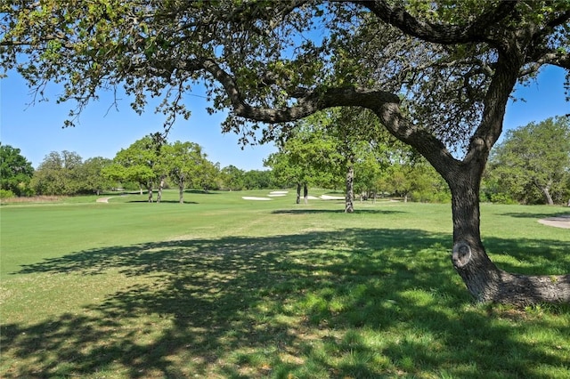 607 Flint Ridge Trl, Georgetown, TX 78628 - view of home's community featuring a yard and view of golf course