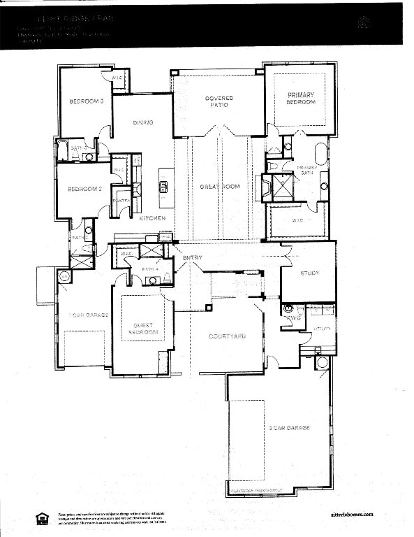 607 Flint Ridge Trl, Georgetown, TX 78628 - plan