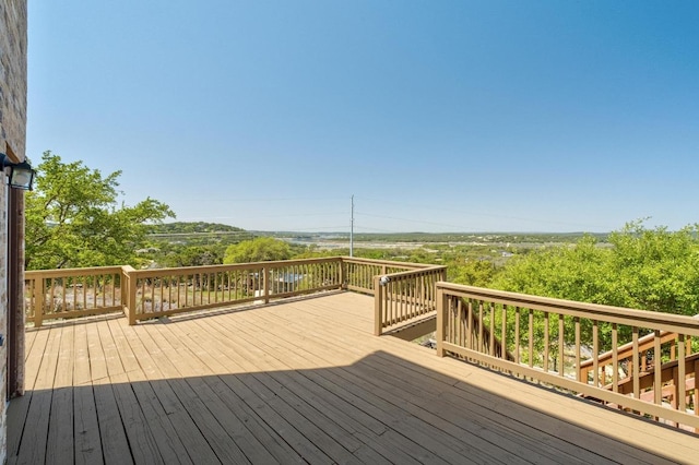 21459 Coyote Trl Unit B4, Lago Vista, TX 78645 - view of wooden terrace