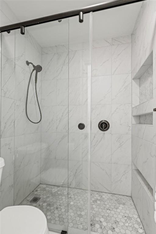 11605 Gunsmoke Cir, Austin, TX 78750 - bathroom with toilet and a shower stall