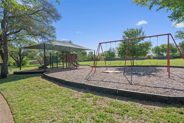 11605 Gunsmoke Cir, Austin, TX 78750 - community jungle gym featuring a yard