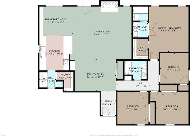 11605 Gunsmoke Cir, Austin, TX 78750 - property floor plan