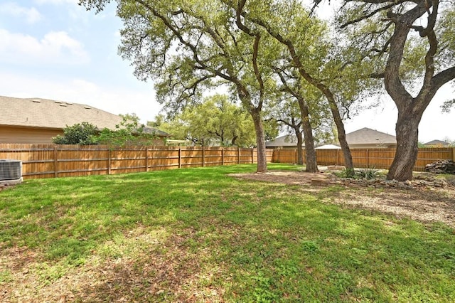 234 Coleto Creek Loop, Kyle, TX 78640 - view of yard with central AC