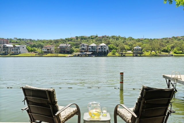 1001 Lakeshore Dr, Marble Falls, TX 78654 - dock area with a water view