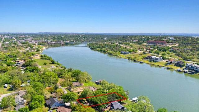 1001 Lakeshore Dr, Marble Falls, TX 78654 - aerial view featuring a water view