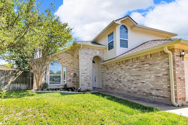 15811 De Peer Cv, Austin, TX 78717 - view of front of home with brick siding and roof with shingles