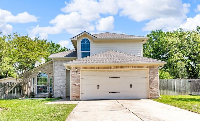 15811 De Peer Cv, Austin, TX 78717 - traditional-style home featuring driveway, a garage, brick siding, and a shingled roof