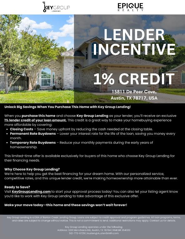 15811 De Peer Cv, Austin, TX 78717 - view of miscellaneous listing collateral