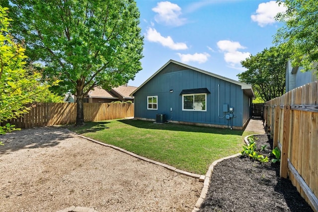 14585 Robert I Walker Blvd, Austin, TX 78728 - back of property with board and batten siding and cooling unit