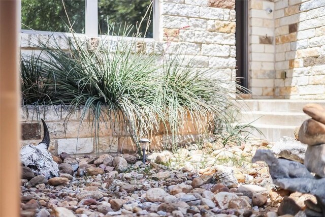 21434 Lakefront Dr, Lago Vista, TX 78645 - exterior view of stone siding