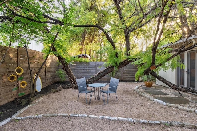 2301 Westway Cir, Austin, TX 78704 - fenced backyard featuring a patio