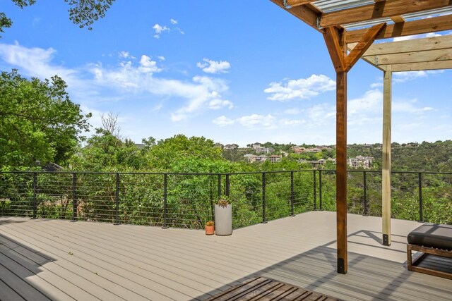 4328 Far W Blvd, Austin, TX 78731 - view of wooden deck