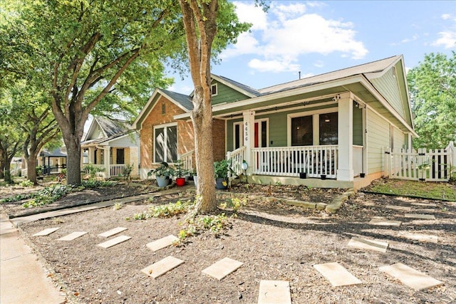 4456 Mather, Kyle, TX 78640 - ranch-style house with covered porch