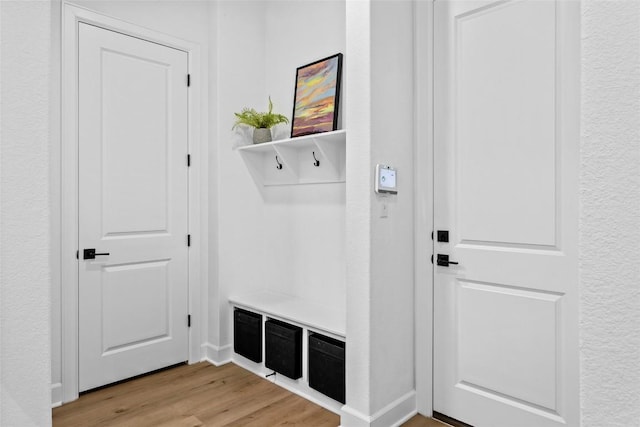 1890 Headwaters Blvd, Dripping Springs, TX 78620 - mudroom featuring light wood-style floors and baseboards