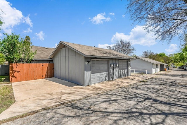 317 W William Cannon Dr B, Unit A, Austin, TX 78745 - view of detached garage
