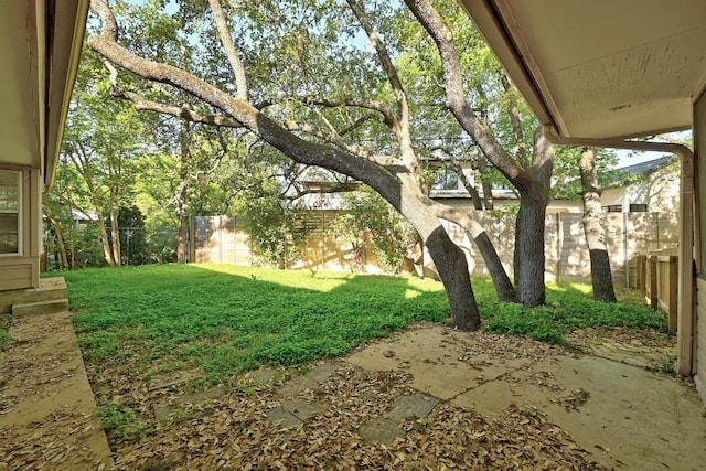 1700 Barton Hills Dr, Austin, TX 78704 - fenced backyard with a patio