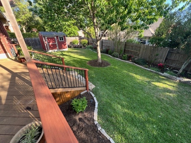 3610 Turkey Path Bnd, Cedar Park, TX 78613 - fenced backyard with a shed and a deck