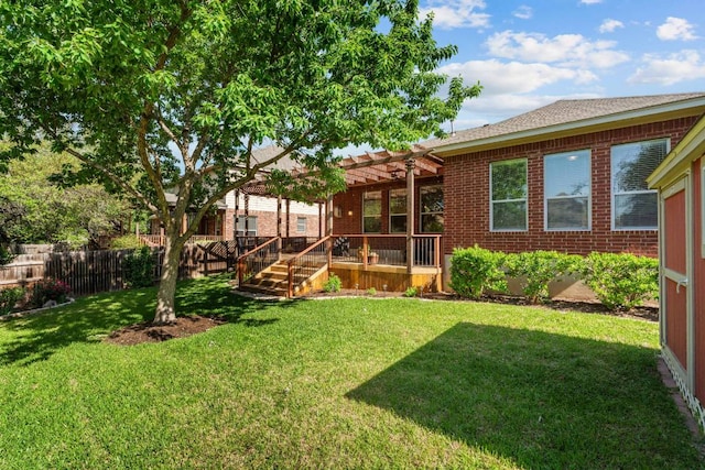 3610 Turkey Path Bnd, Cedar Park, TX 78613 - back of property with a pergola and brick siding