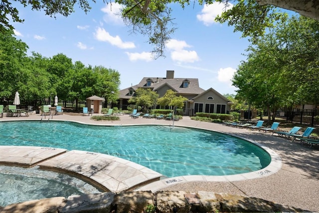 11203 Ranch Road 2222 1105, Austin, TX 78730 - community pool featuring a patio area