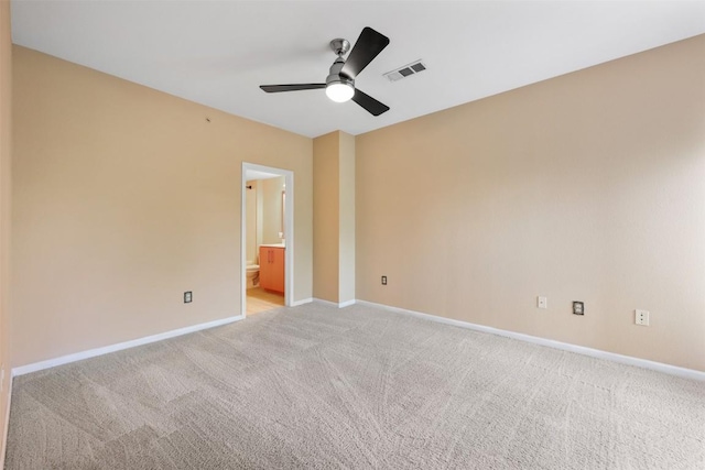 11203 Ranch Road 2222 1105, Austin, TX 78730 - empty room with light colored carpet and ceiling fan