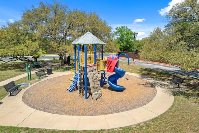 view of communal playground