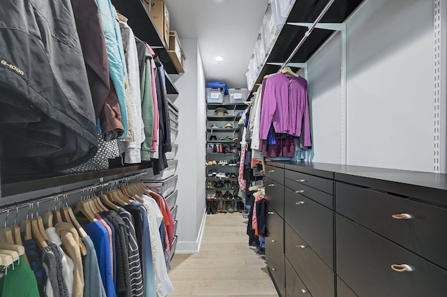903 W Gibson St, Austin, TX 78704 - spacious closet featuring light wood-type flooring