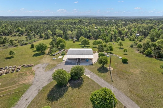 459 Mcallister Rd, Bastrop, TX 78602 - aerial view of property and surrounding area featuring a forest