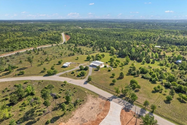 459 Mcallister Rd, Bastrop, TX 78602 - aerial view of property and surrounding area with a forest