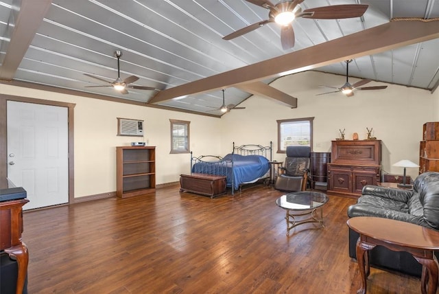 459 Mcallister Rd, Bastrop, TX 78602 - bedroom with multiple windows, wood finished floors, and baseboards
