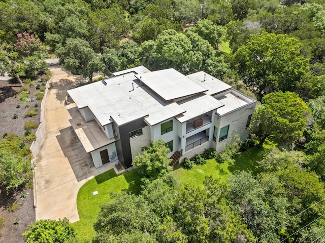 500 Laurel Valley Rd, West Lake Hills, TX 78746 - view of subject property featuring a heavily wooded area