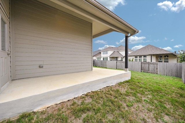 136 Gamble St, Buda, TX 78610 - view of yard featuring a patio area and a residential view