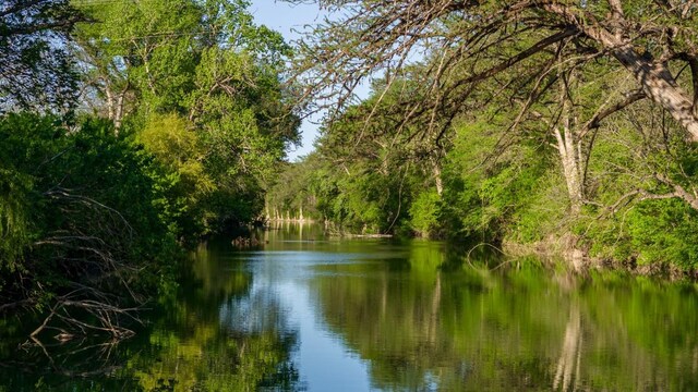 115 Seale Hill Rd, Comfort, TX 78013 - water view with a heavily wooded area