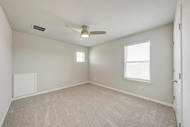 1528 Longhorn Ranch Dr, Leander, TX 78641 - empty room featuring carpet flooring and a ceiling fan