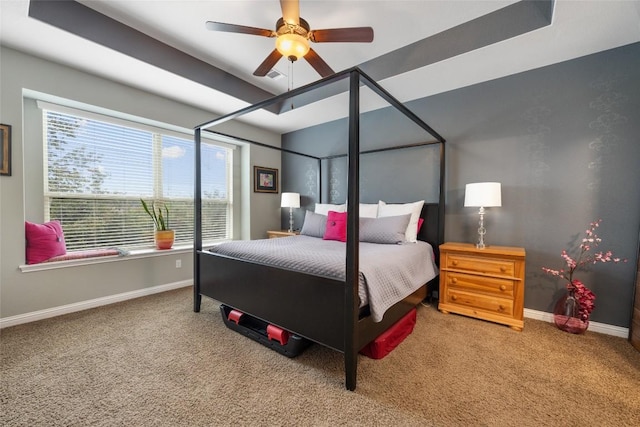 109 Lombardia Dr, Lakeway, TX 78734 - bedroom with carpet flooring and ceiling fan