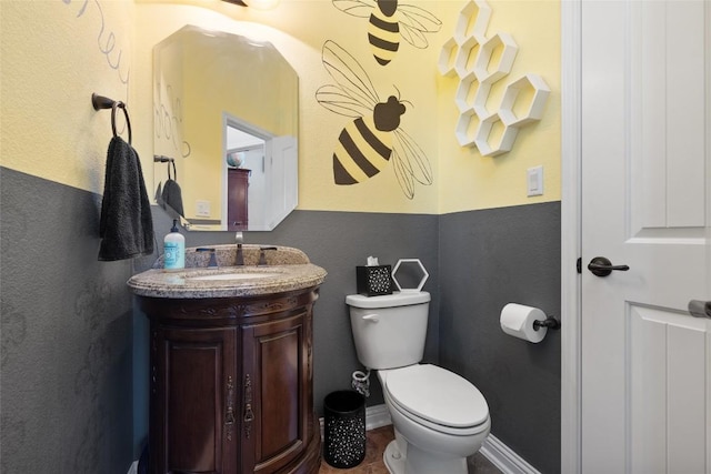 109 Lombardia Dr, Lakeway, TX 78734 - bathroom featuring vanity and a textured wall