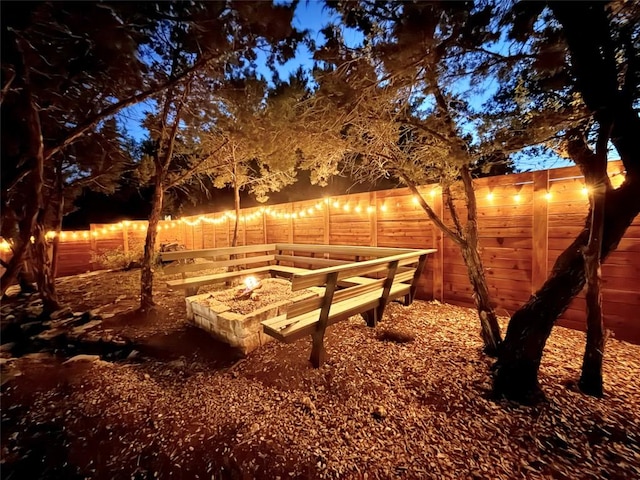 622 Galston Dr, Spicewood, TX 78669 - view of community featuring an outdoor fire pit