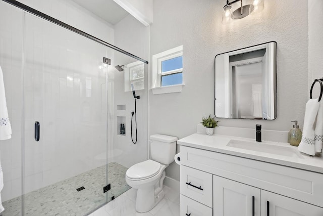 622 Galston Dr, Spicewood, TX 78669 - bathroom with vanity and a stall shower
