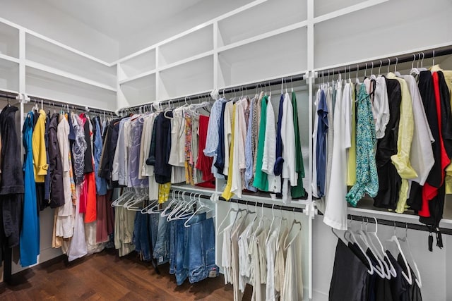 622 Galston Dr, Spicewood, TX 78669 - spacious closet featuring wood finished floors