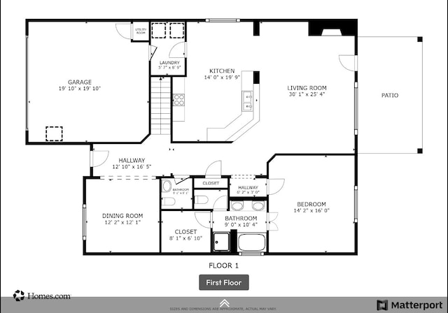 4228 Rolling Water Dr, Pflugerville, TX 78660 - property floor plan