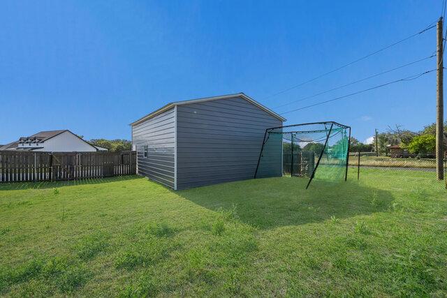 3401 Bandit Ct, Kempner, TX 76539 - view of fenced backyard