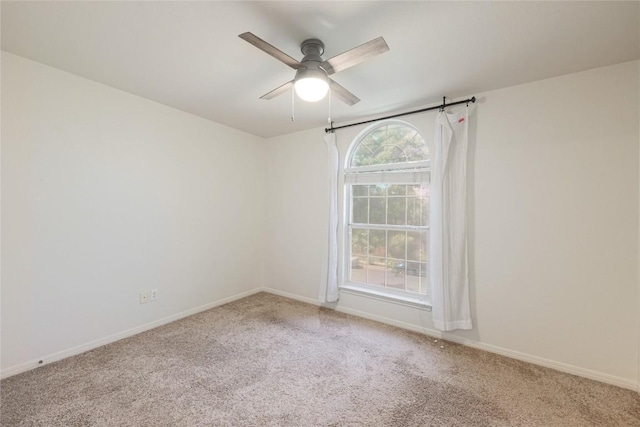 6008 Sierra Leon St, Austin, TX 78759 - carpeted spare room with a ceiling fan and baseboards