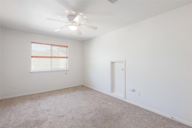 6008 Sierra Leon St, Austin, TX 78759 - carpeted empty room with ceiling fan and baseboards