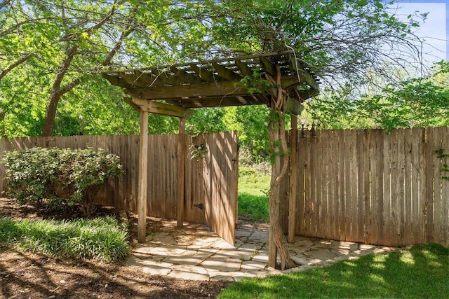 901 Middle Brook Dr, Leander, TX 78641 - view of yard featuring fence and a pergola