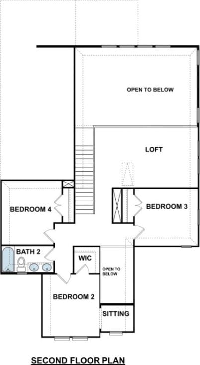 2002 Clearlight Ln, Georgetown, TX 78633 - view of room layout