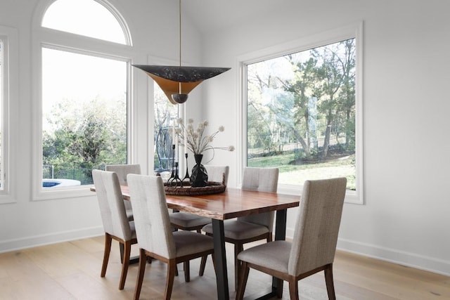 2809 Waterbank Cv, Austin, TX 78746 - dining area featuring light wood-type flooring and healthy amount of natural light